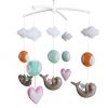 Baby Crib Mobile Infant Room Nursery Bed Decor Hanging Toy Musical Mobile; Lovely Beaver Playing Balls - Default