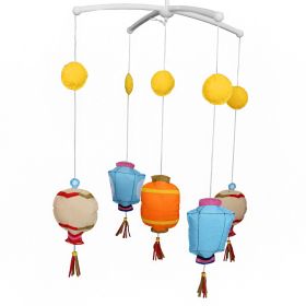 Chinese Lanterns Infant Room Hanging Musical Mobile Crib Toy Baby Crib Mobile Nursery Decor for Girls Boys - Default