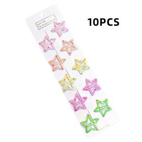 Cartoon Baby Girl Hair Clips Cute Bear Children Hairpin Bowknot Knitted Flower Kids Barretees Baby Hair Accessories - F-2