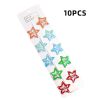 10pcs/set Girls Cartoon Nylon Scrunchie Kids Ponytail Holder Hair Bands Rubber Band Headband Fashion Hair Accessories - C- 3