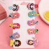 10Pcs Cartoon Baby Hairpins Fruit Unicorn Hair Clips Chidlren Hair Clips Barrette Kids Hair Accessories - 7