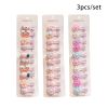 3Pcs/set Baby Hair Clips Cartoon Bows Flower Kids Hairpins For Girls Sweet Children Clips Barrettes Baby Hair Accessories - Set 1