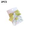 Cute Bows Baby Girls Hair Clips Solid Color Floral Pattern Children Hairpins Korean Korean Kids Hair Accessories - C- Green