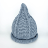 Gray Cute Knitted Pointed hat for Boys Girls - Gray