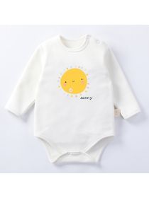 Fleece Thickened Baby Jumpsuit for Autumn and Winter Warmth - 73cm