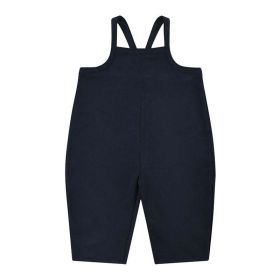 Baby Boy And Girl Solid Color Thickened Loose Comfy Romper - 73 (6-9M) - Navy Blue (Dark Blue)