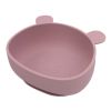 Baby Cartoon Panda Shape Complementary Food Training Silicone Bowl - Average Size (0-8Y) - Pink