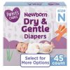 Parent's Choice Dry & Gentle Diapers Size Newborn, 45 Count  - Parent's Choice