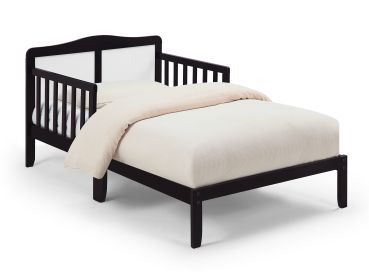 Birdie Toddler Bed Espresso/White - as Pic