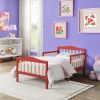 Twain Toddler Bed Coral/Natural - as Pic