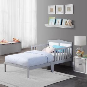 Birdie Toddler Bed Light Gray/White - as Pic