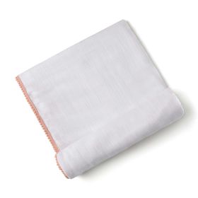 BAMBOO POM POM SWADDLE - Peach