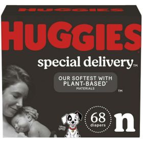 Huggies Special Delivery Hypoallergenic Baby Diapers Size Newborn;  68 Count - Huggies