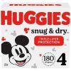 Huggies Snug & Dry Baby Diapers Size 4;  Count 180 - Huggies