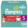 Pampers Cruisers 360 Enormous Pack Diapers Size 5;  100 Count - Pampers