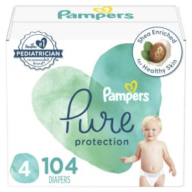 Pampers Pure Protection Diapers, Size 4, 104 Count - Pampers