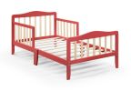 Twain Toddler Bed Coral/Natural - as Pic