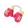 Cartoon Baby Mittens Winter Warm Kids Baby Boys Girls Knitted Gloves For Children Toddler Kids - A