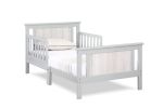 Connelly Reversible Panel Toddler Bed Gray/Rockport Gray - as Pic