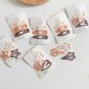 3pcs Frosted Milk Tea Color Gentle Dripping Oil Five-Pointed Star BB Clip Everything Girls Heart Base Style Hair Clip - Love