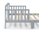 Birdie Toddler Bed Light Gray/White - as Pic