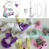 Lovely Rabbits Hearts Baby Crib Mobile Infant Room Nursery Decor Hanging Musical Mobile Crib Toy - Default