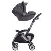 Snugrider Elite Infant Car Seat Frame and Baby Stroller - Black,,Silver