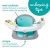 Infantino Music & Lights 3-in-1 Discovery Seat and Booster, 4-48 Months Unisex, Teal - Infantino