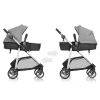 Omni Plus Modular Travel System with LiteMax Sport Rear-Facing Infant Car Seat, Mylar Gray - taziblue