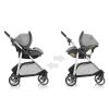 Omni Plus Modular Travel System with LiteMax Sport Rear-Facing Infant Car Seat, Mylar Gray - mylargray