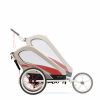 CYBEX ZENO Multisport Running Trailer Frame in Cream and Orange - Default Title