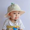 Khaki Kids Baby Cute Bucket Hat Sun Protection Sun Hat - Khaki