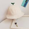 Khaki Kids Baby Cute Bucket Hat Sun Protection Sun Hat - Khaki