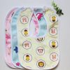 3-Pack Color Random Washable Waterproof Children's Super Soft Bib Baby Bib - 3 bars color random