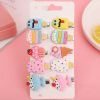 10Pcs Cartoon Baby Hairpins Fruit Unicorn Hair Clips Chidlren Hair Clips Barrette Kids Hair Accessories - 13