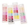 10pcs Cream Color Dripping Oil Sweet Girl BB Clip Cute Everything Children's Hair Clip Baby Bangs Side Clip - Droplet Shape