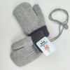 2022 New Cute Boys Girls Gloves Winter Thick Warm Knitted Mittens For Newborn Kids 0-3Y Children Gloves Gift - Gray