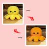 1piece Cute Flip Octopus Doll Double Face Flip Octopus Plush Toy Doll 7.48*3.93in - Light Blue/blue