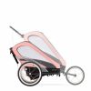 CYBEX ZENO Multisport Running Trailer Frame in Black and Pink - Default Title