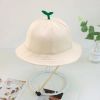 Khaki Kids Baby Cute Bucket Hat Sun Protection Sun Hat - Khaki