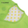 1 Baby Bib Feeding Waterproof Long Sleeve Shirt Toddler Painting Drawing With Pocket 1-3 Years Old - Green