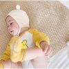 Spring and autumn cotton 0-8 months baby hat autumn ear protection cap - Beige