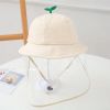 Khaki Kids Baby Cute Bucket Hat Sun Protection Sun Hat - Khaki