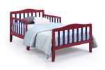 Twain Toddler Bed Red/Blue - red