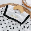 Baby Girl Polka Dot Graphic Salior Collar Design Bodysuit - 66 (3-6M) - White