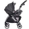 Snugrider Elite Infant Car Seat Frame and Baby Stroller - Black,,Silver