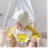 Spring and autumn cotton 0-8 months baby hat autumn ear protection cap - Beige