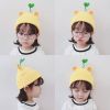 1-6Y Girls Boys Cute Rabbit Knitteed Hat - Yellow - 1 6Y