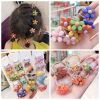 20Pcs/Set Cute Animals Flower Baby Hair Bands Scrunchies Ponytail Holder Headbands Girls Hair Accessories - set 1