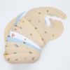 Baby Printed Pattern Food Grade Silicone Bibs - Average Size (0-8Y) - Black